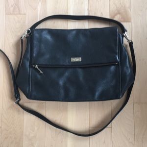 Kate Spade soft black leather bag.